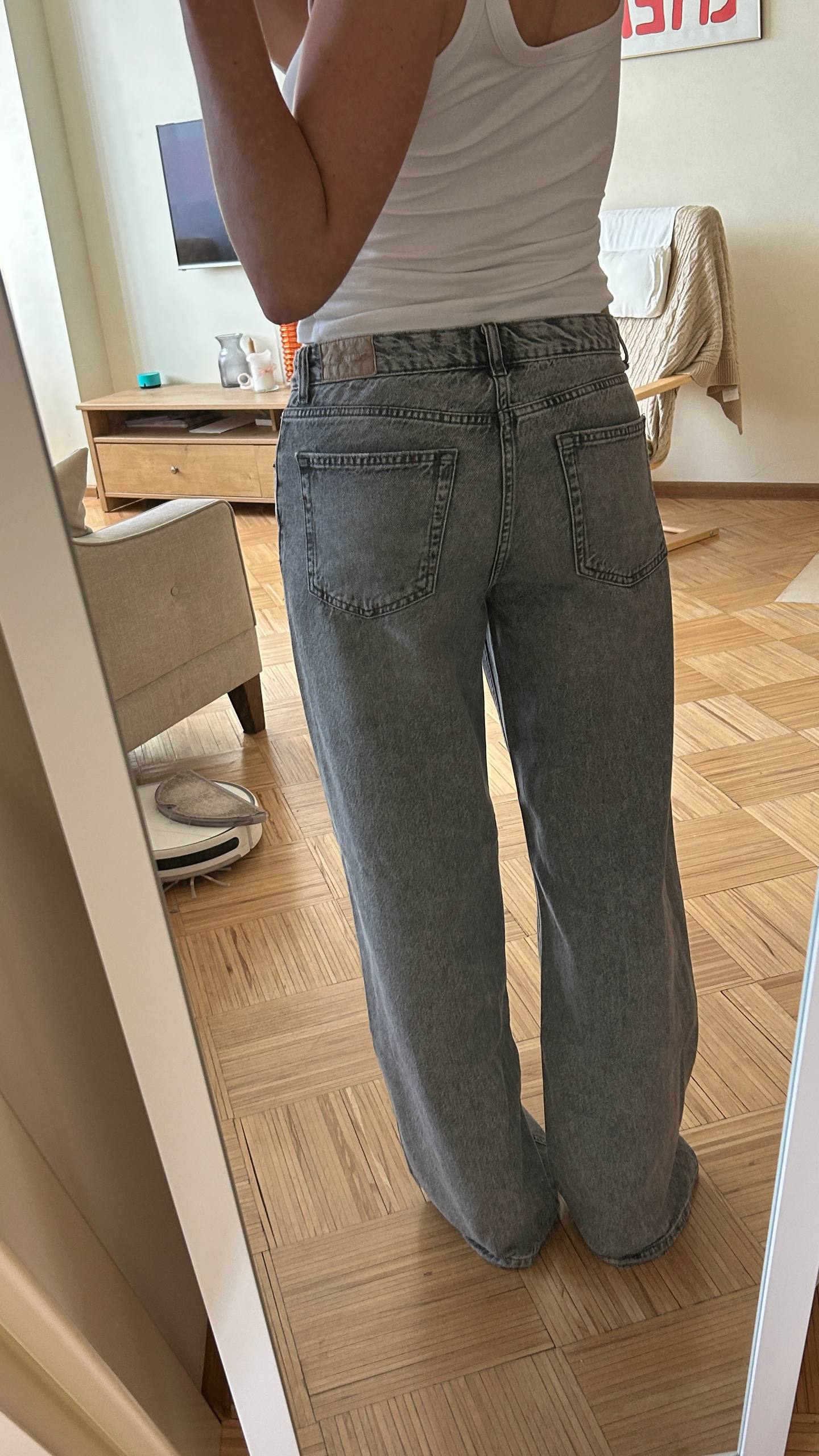 Серые джинсы Pull&Bear, EUR 36