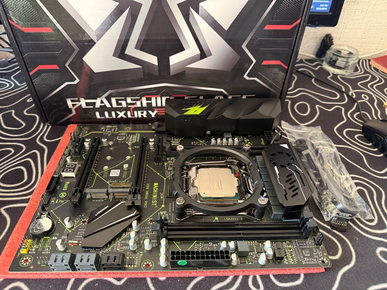 Комбо: Материнская плата Machinist X99 MR9A PRO + Intel Xeon E5-2690 v3 + TPM 2.