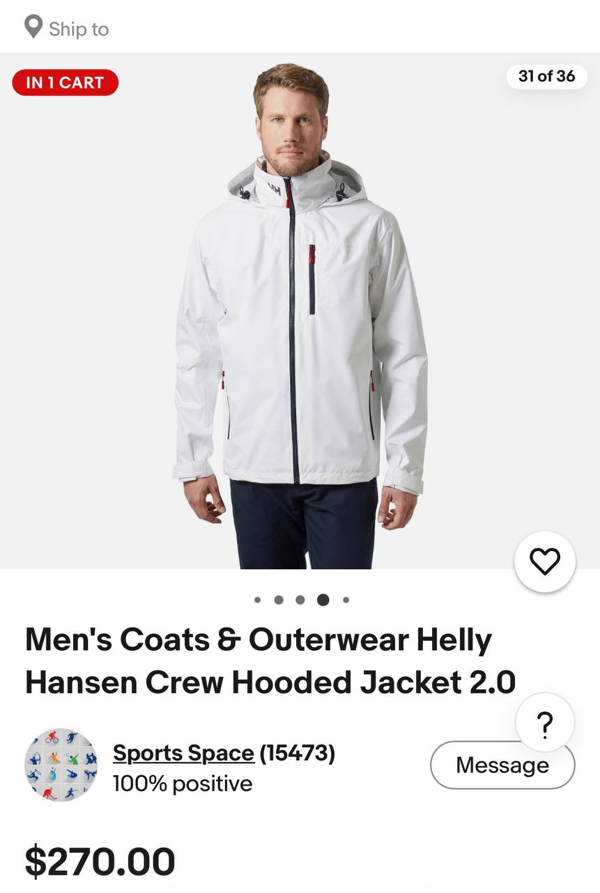 Куртка Helly Hansen Crew 2 Jacket, серия Rally Estonia