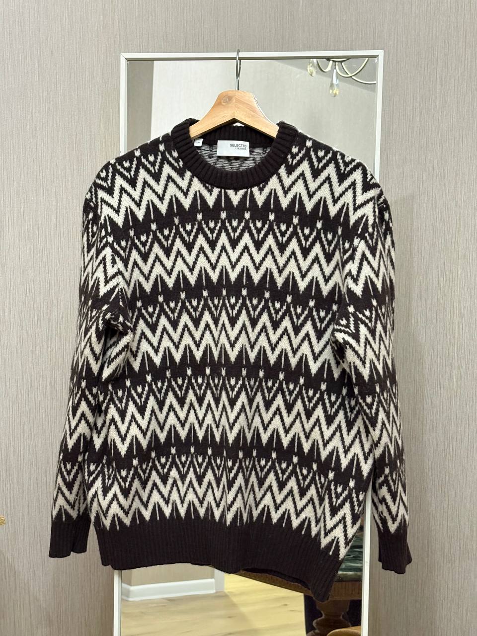 Свитер Selected Homme, 100% шерсть, размер L