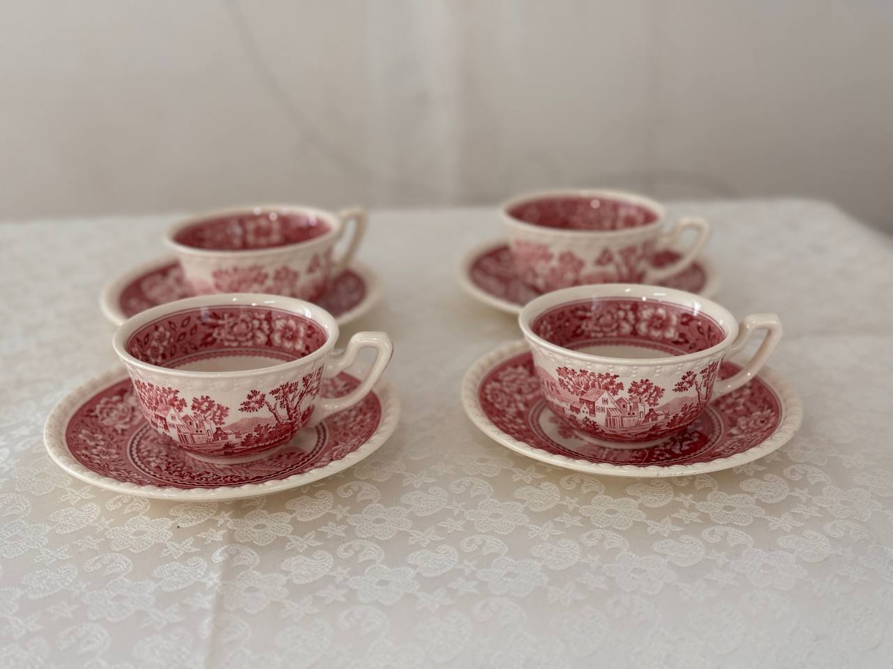 Винтажный набор Villeroy & Boch Rusticana, 4 кофейные пары