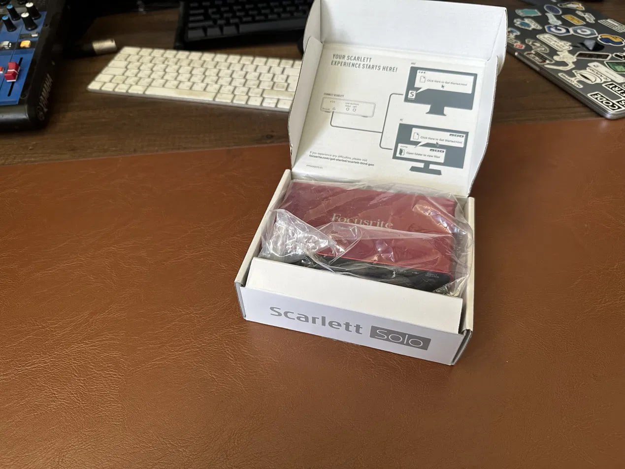 Focusrite Scarlett Solo 3rd Gen аудиоинтерфейс