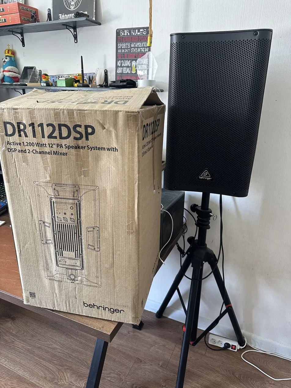 Behringer DR112DSP — пара активных колонок 1200 Вт