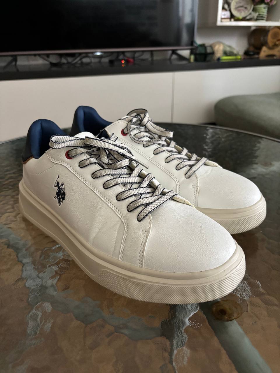 Кроссовки US Polo Assn белые, оригинал