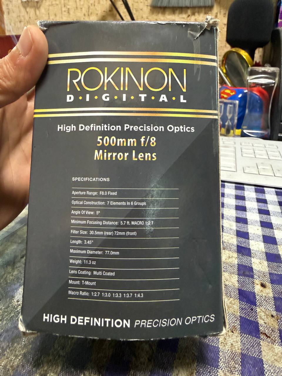 Зеркальный мануальный объектив Rokinon 500мм (макро)