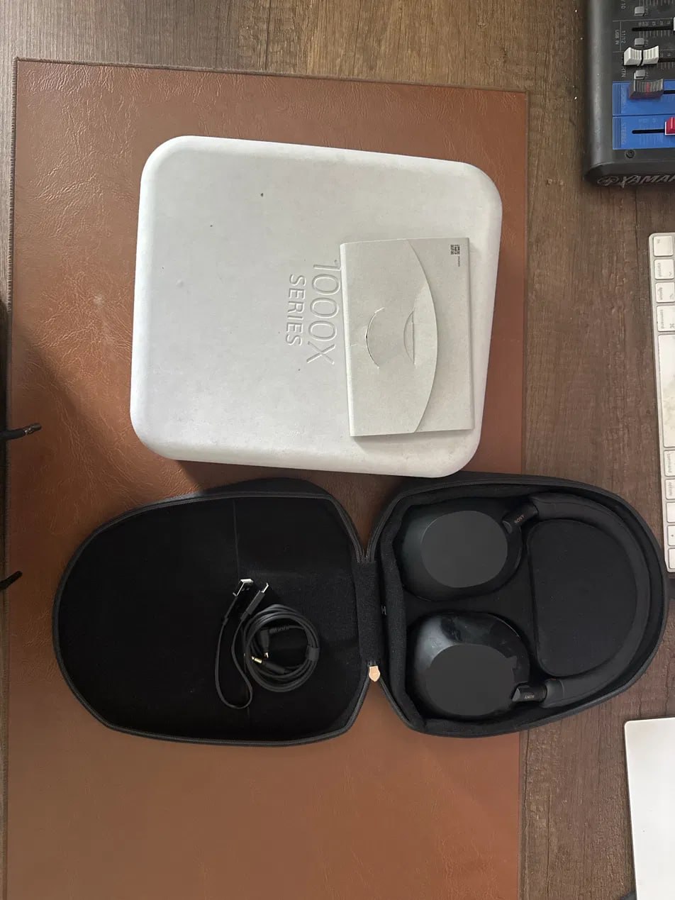 Sony WH-1000XM5 наушники, полный комплект