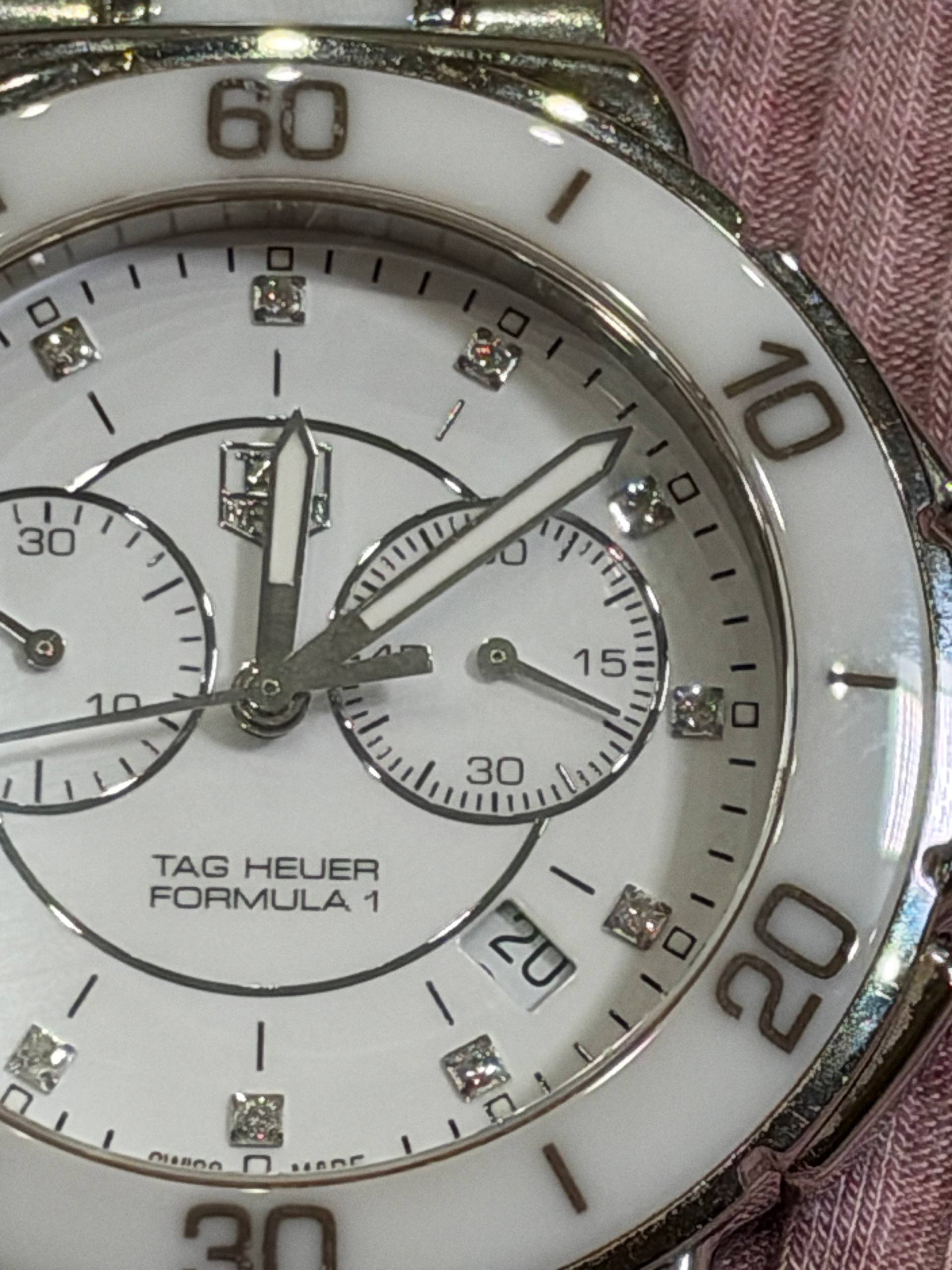 Часы TAG Heuer Formula 1 CAH1211 керамика с бриллиантовыми метками