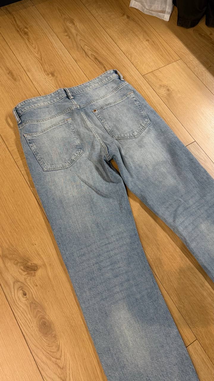 Джинсы H&M Slim Fit, голубые, W33/L32