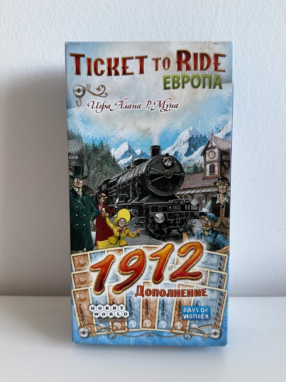 Дополнение Ticket to Ride Europe 1912