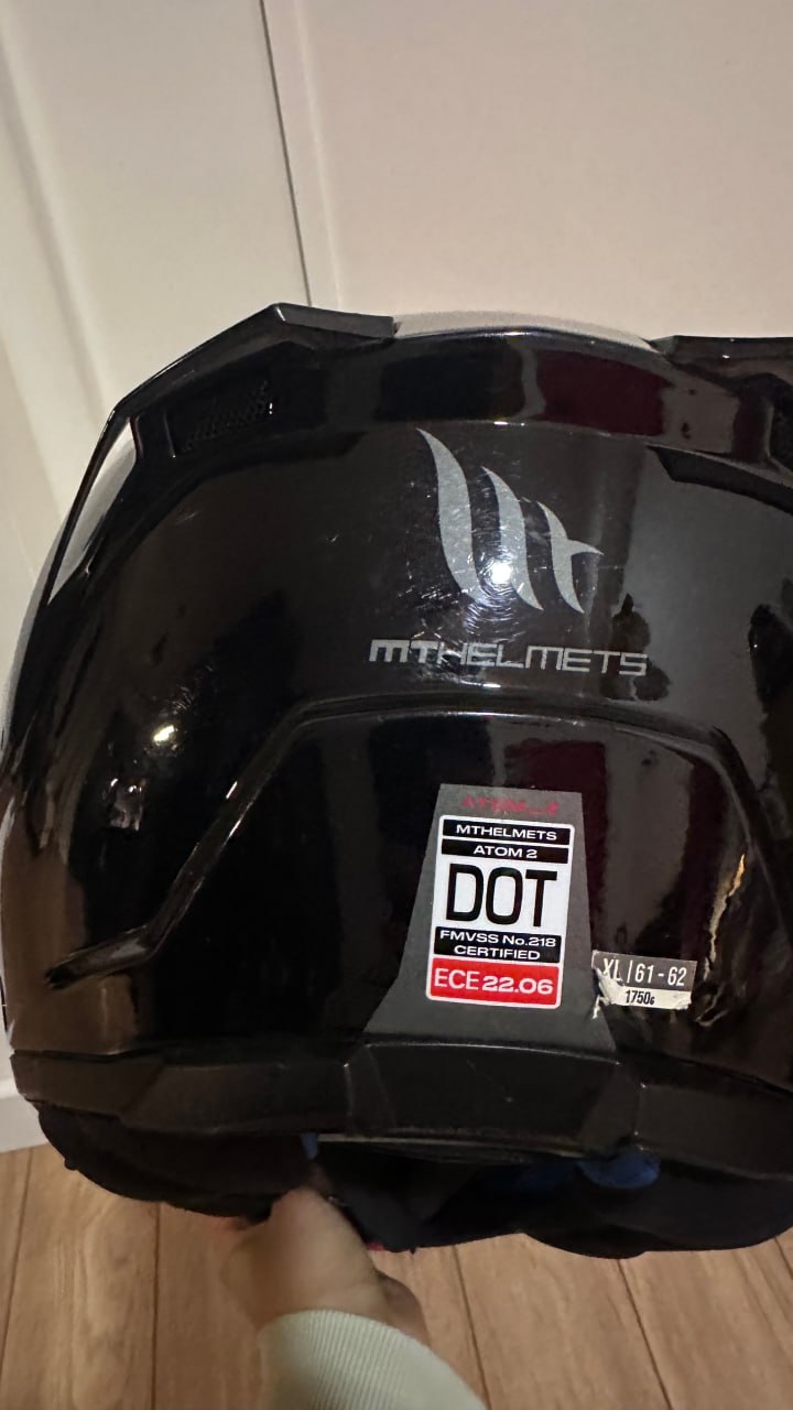 Мотошлем-модуляр MT Helmets Atom 2 SV, размер XL