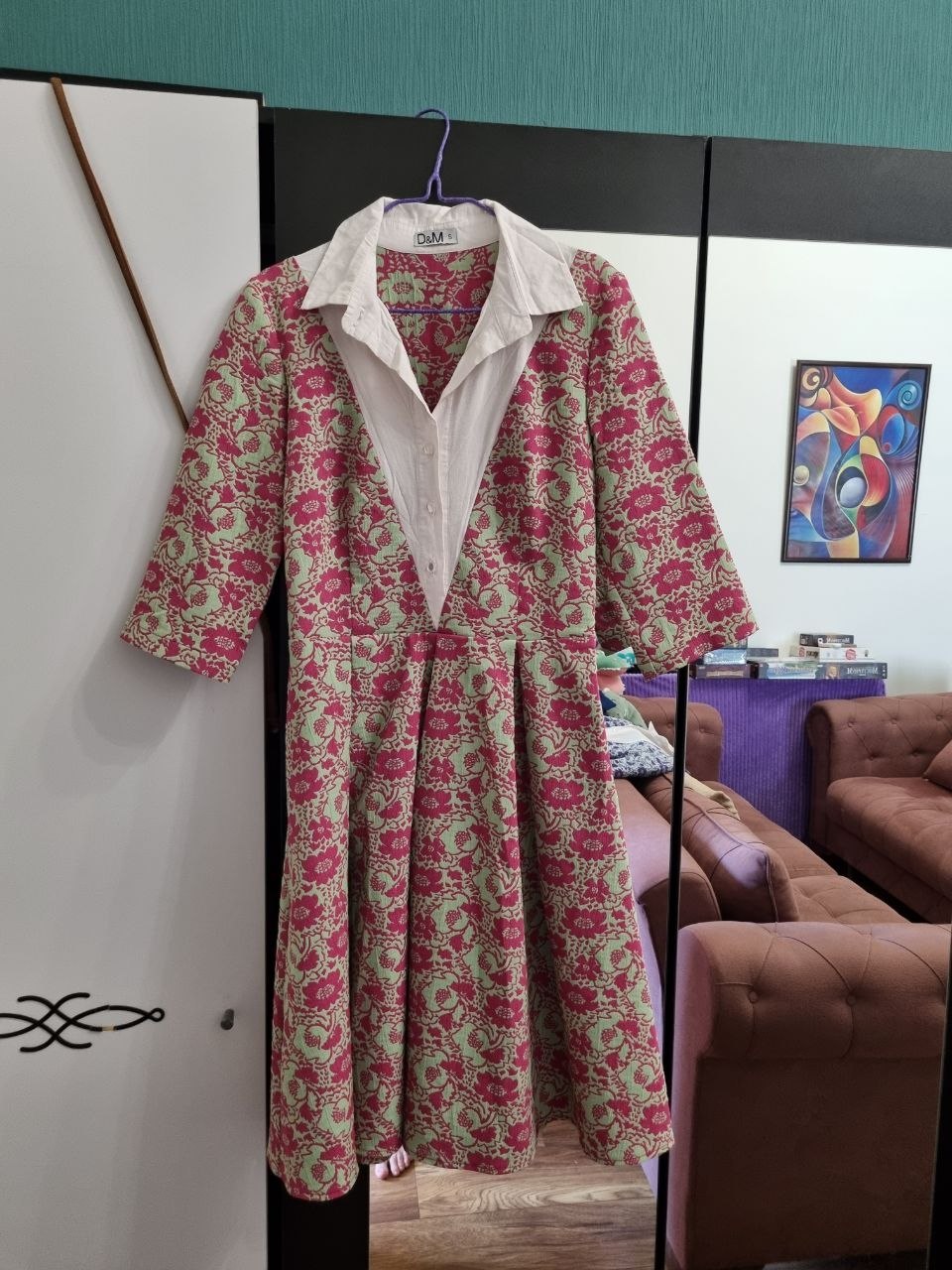 Платье 1001 dress розовое, S