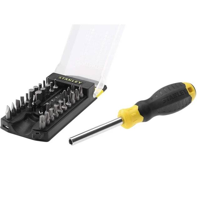 Отвертка с набором бит Stanley Multibit