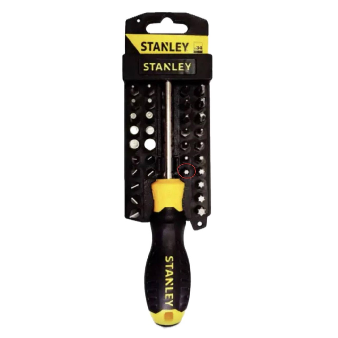 Отвертка с набором бит Stanley Multibit