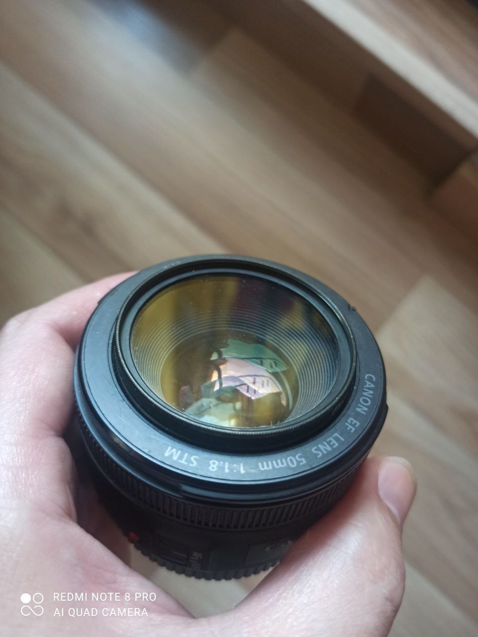 Объектив Canon EF 50mm f/1.8 STM с блендой