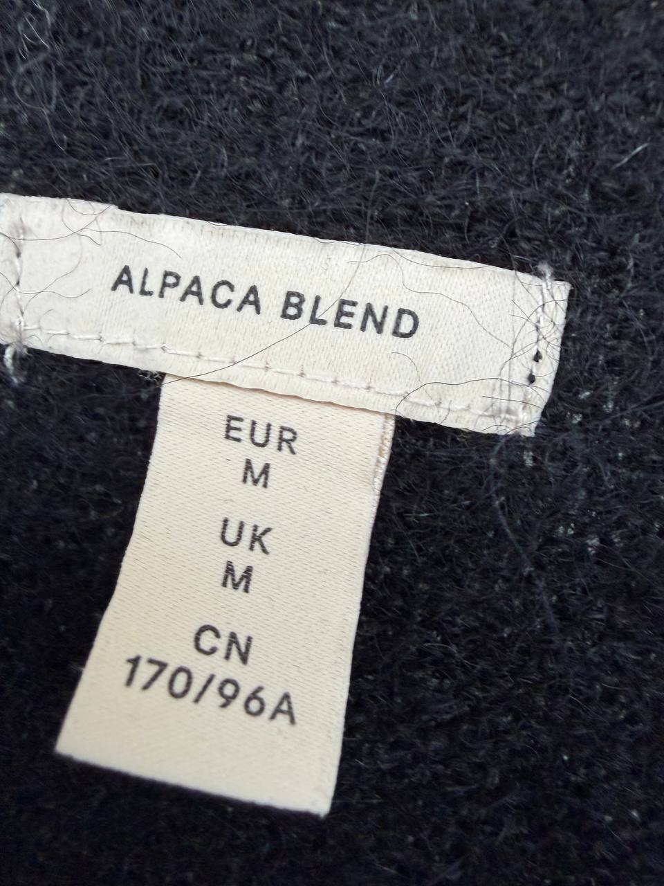 Кардиган из шерсти альпака, длина 100 см