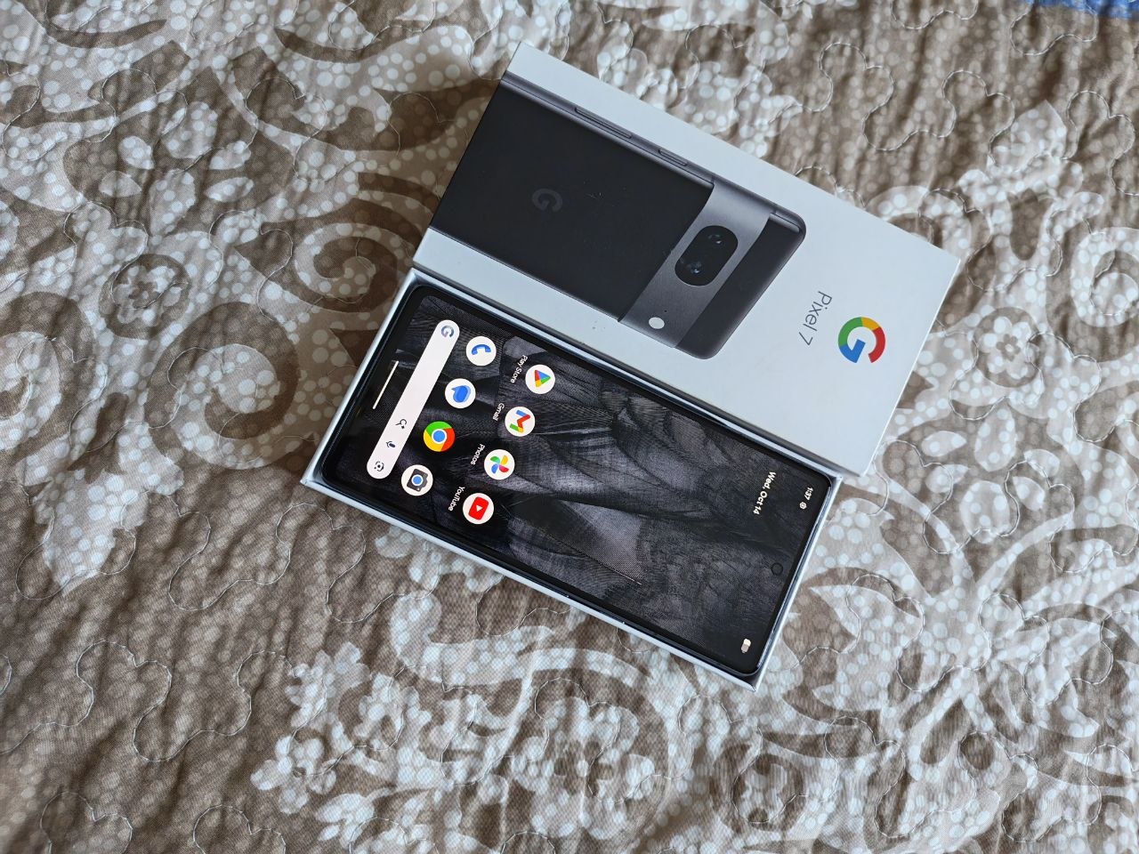Google Pixel 7, разблокирован OEM, с коробкой и чехлом