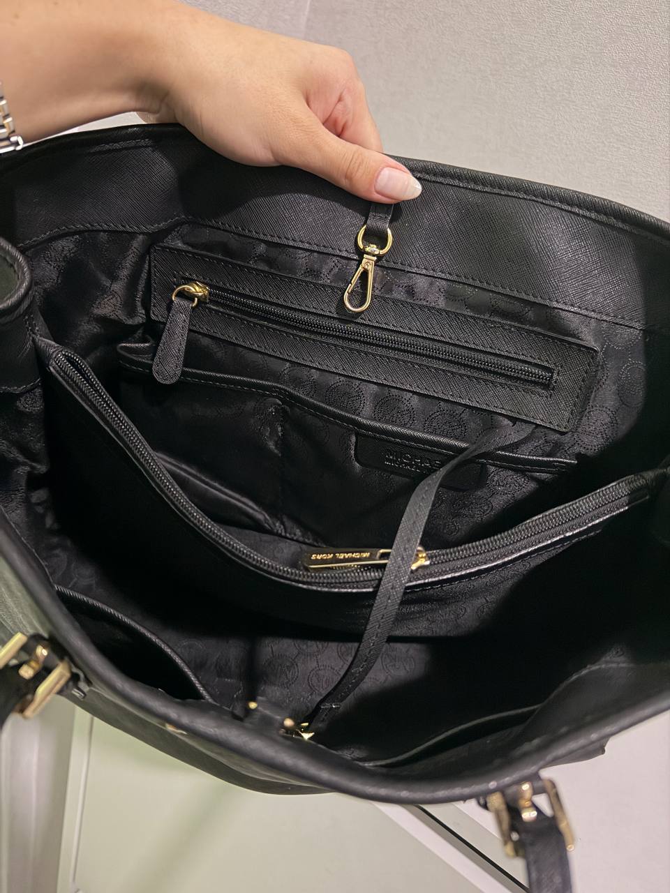 Michael Kors Jet Set Large сумка-тоут из кожи Saffiano
