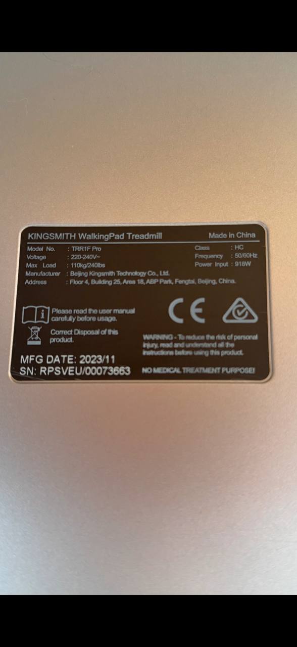 Беговая дорожка Xiaomi Kingsmith WalkingPad Treadmill