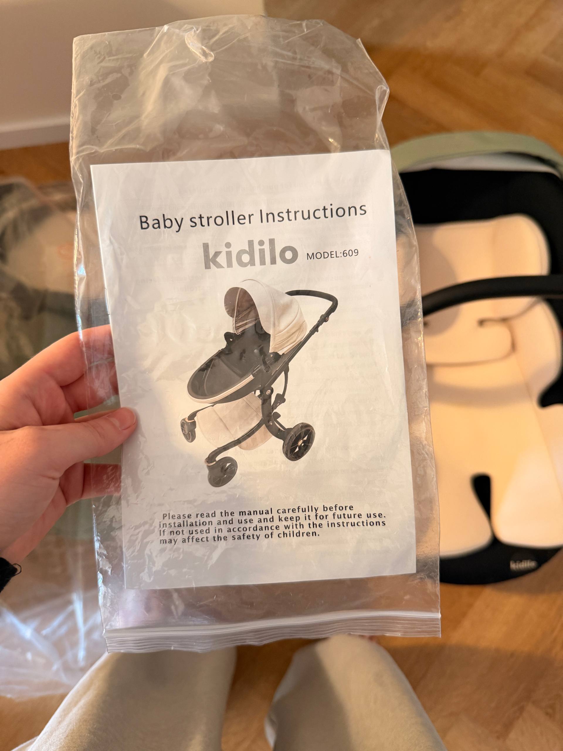 Детская коляска Kidilo 609 2-in-1 Travel System с автолюлькой