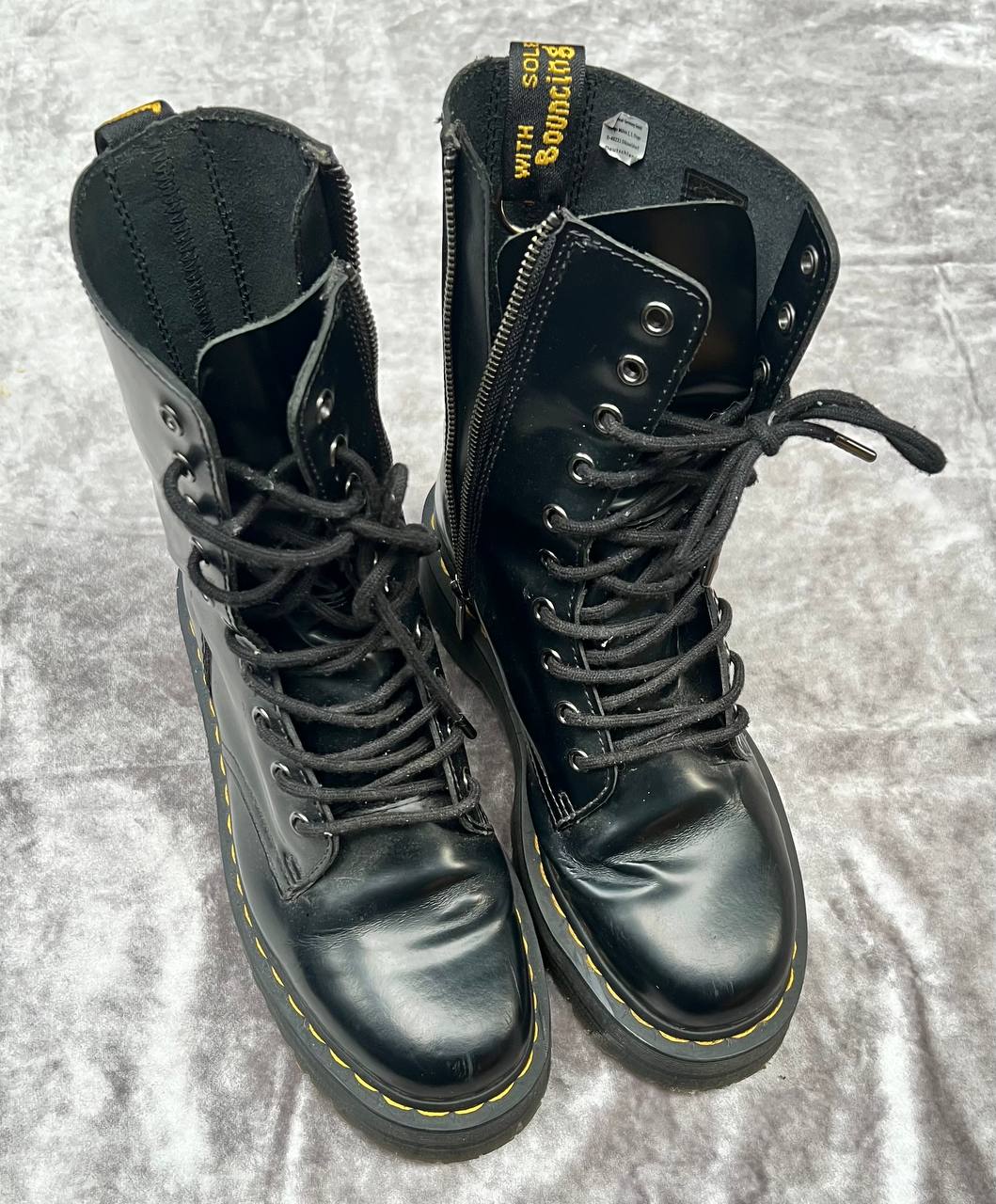 Dr. Martens Jadon, чёрные, платформа, размер 39-40