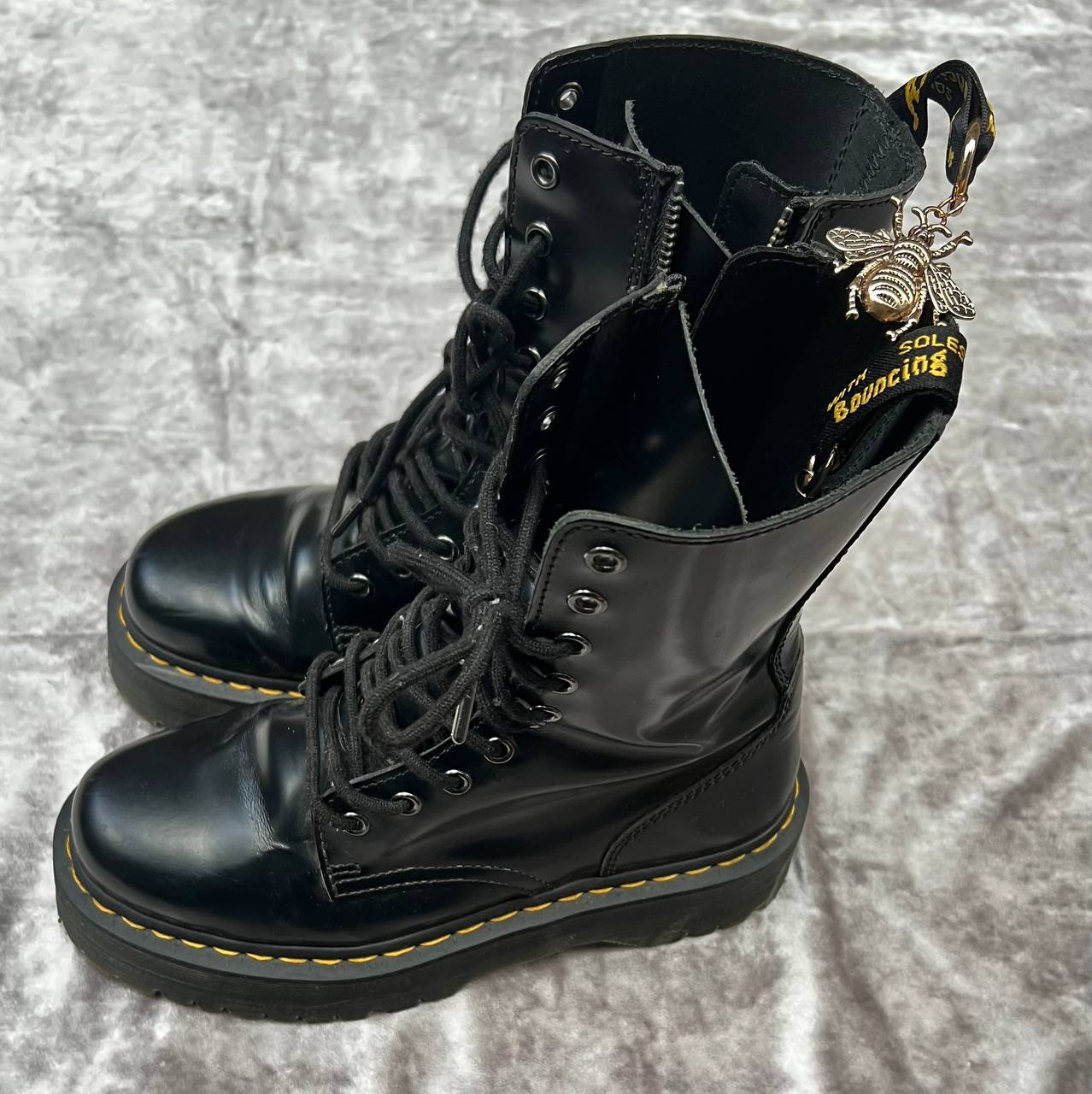 Dr. Martens Jadon, чёрные, платформа, размер 39-40