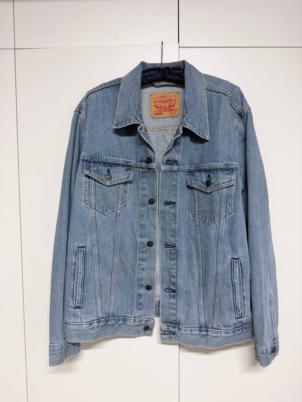 Джинсовая куртка-тракер Levi Strauss & Co, размер L