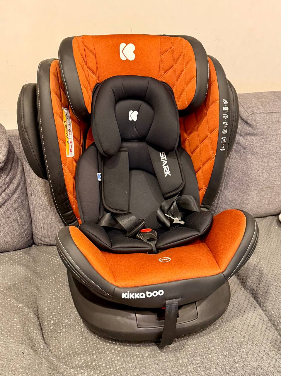 Kikkaboo Stark ISOFIX детское автокресло 0–36 кг