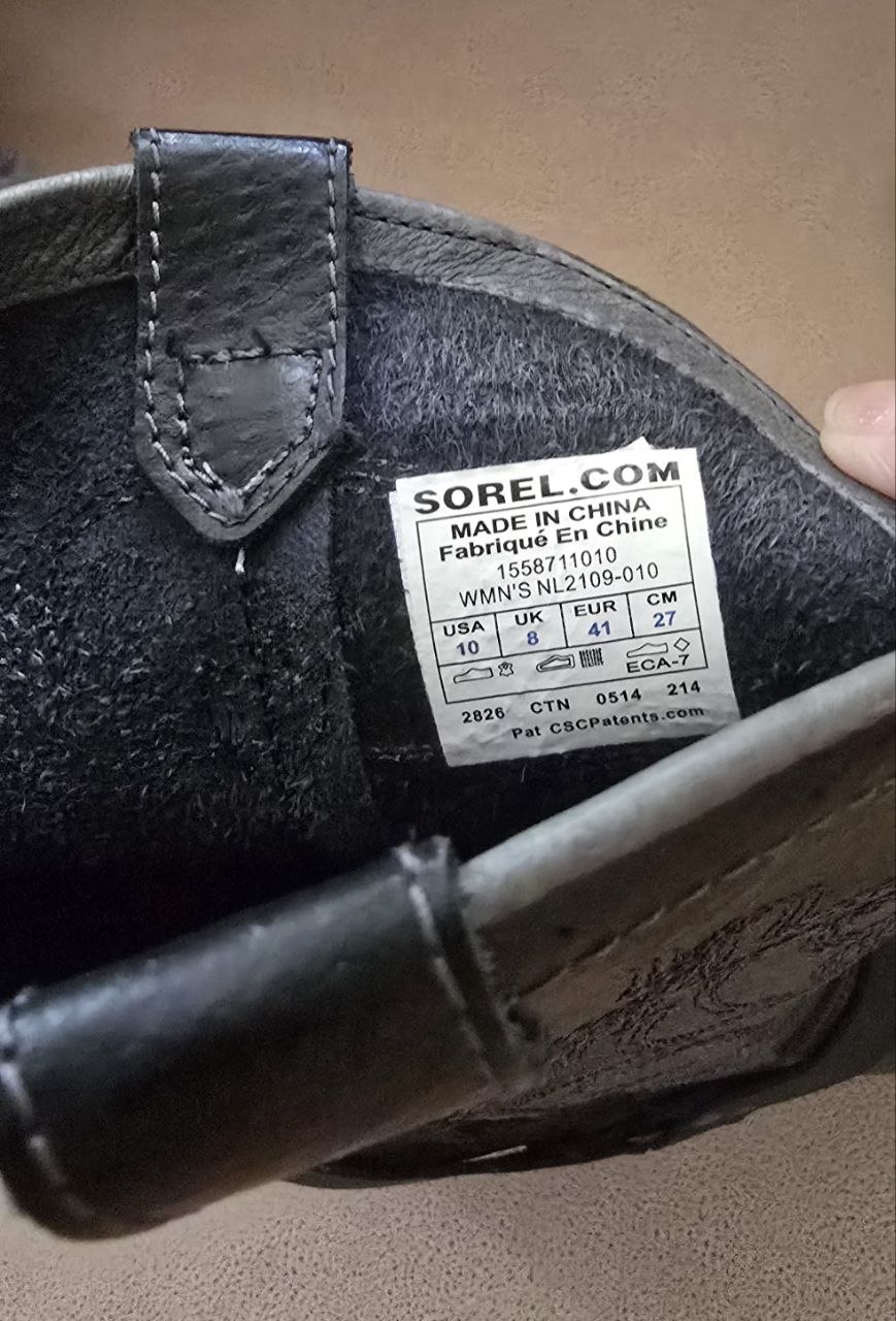 Sorel SlimWestern Waterproof, 40 размер
