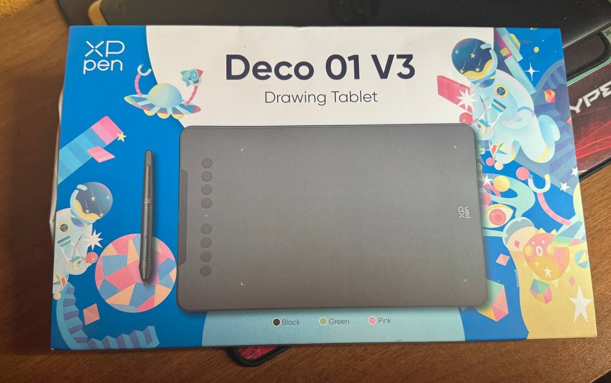 Графический планшет XPPen Deco 01 V3