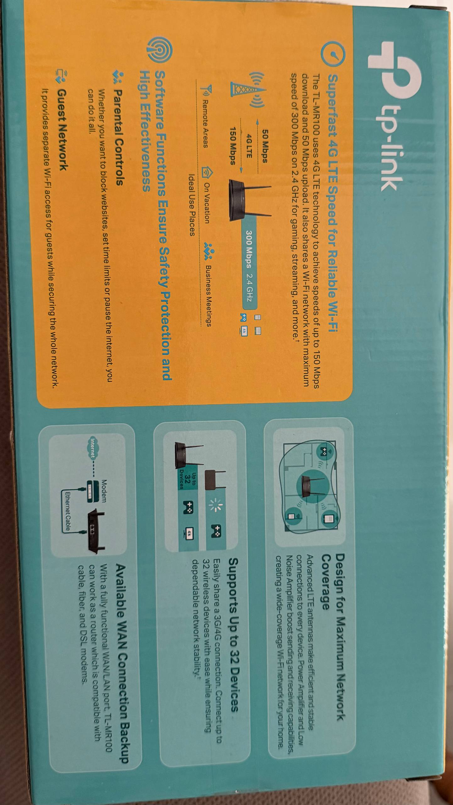 4G Wi-Fi роутер TP-Link TL-MR100