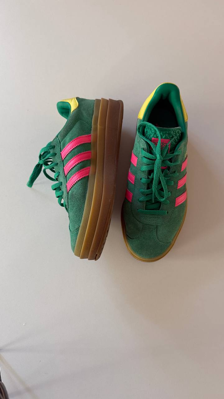 Кеды Adidas Gazelle с высокой подошвой