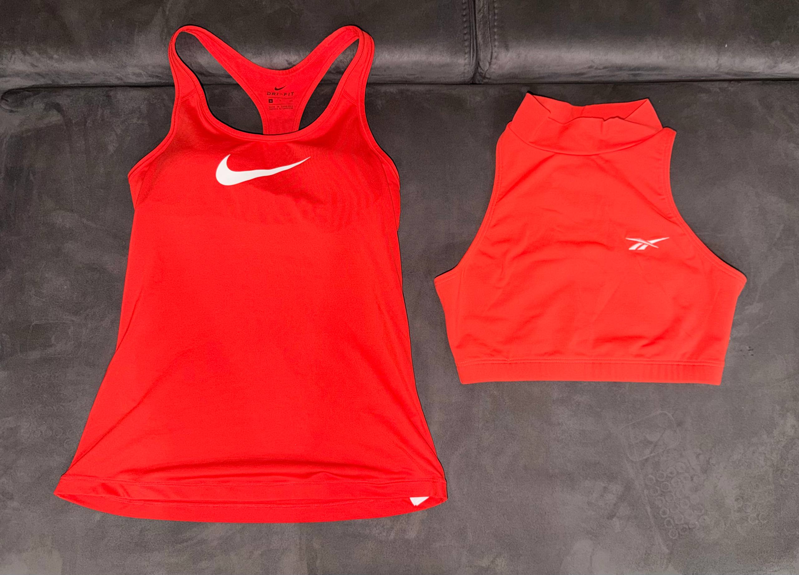 Майка Nike S и топ Reebok M
