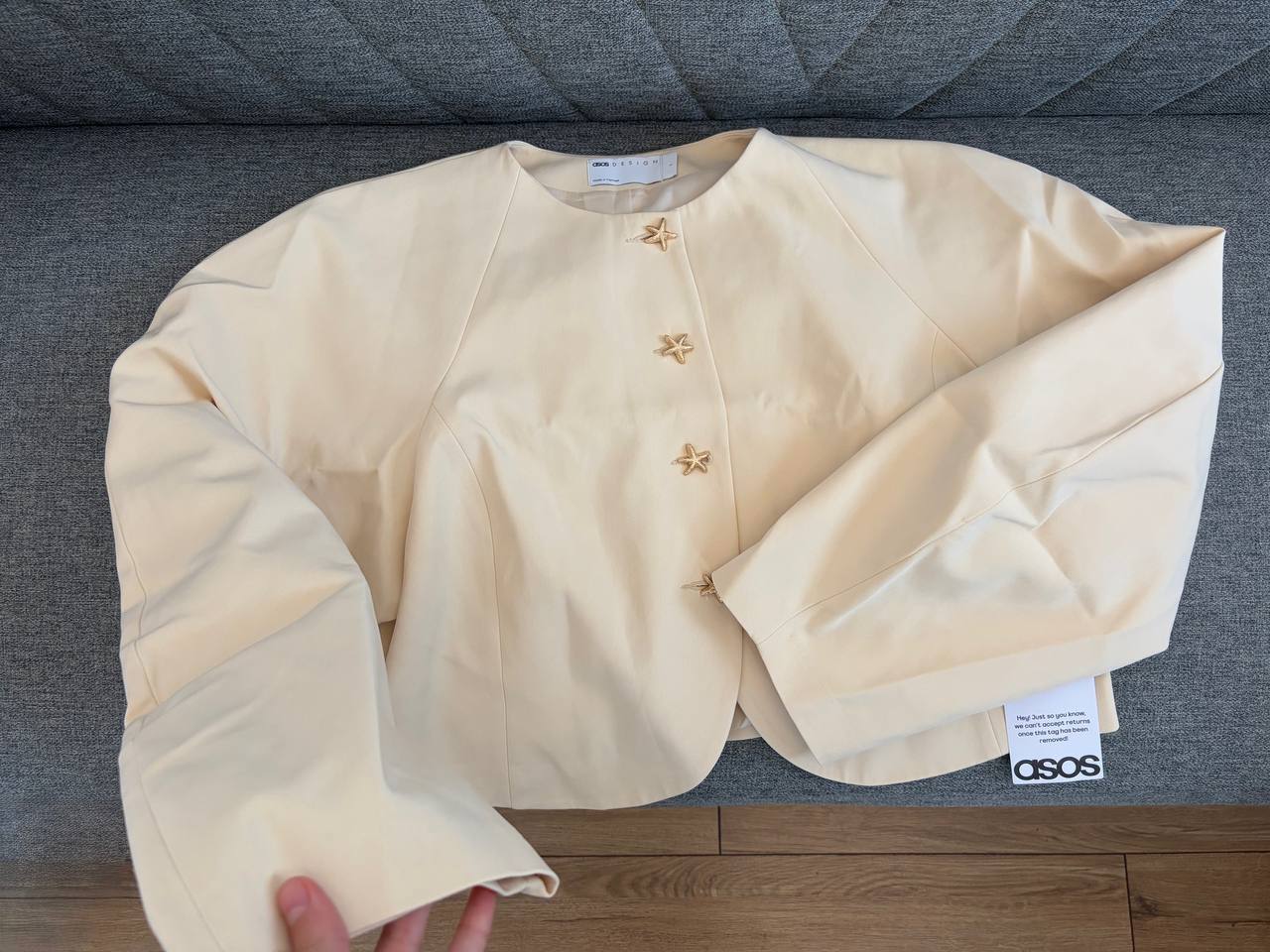 ASOS льняной жакет XS/S