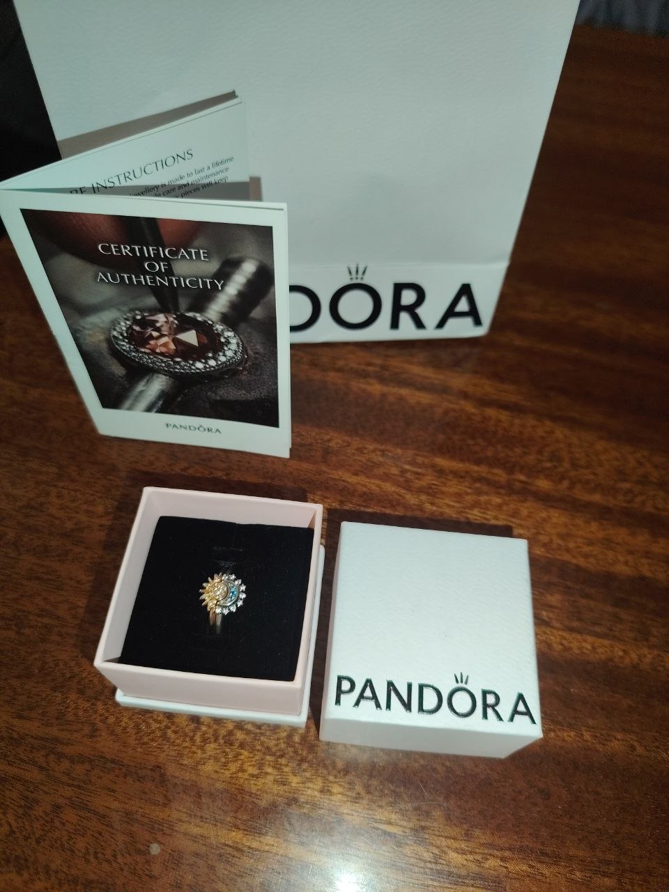Кольцо Pandora, размер 7/17.5