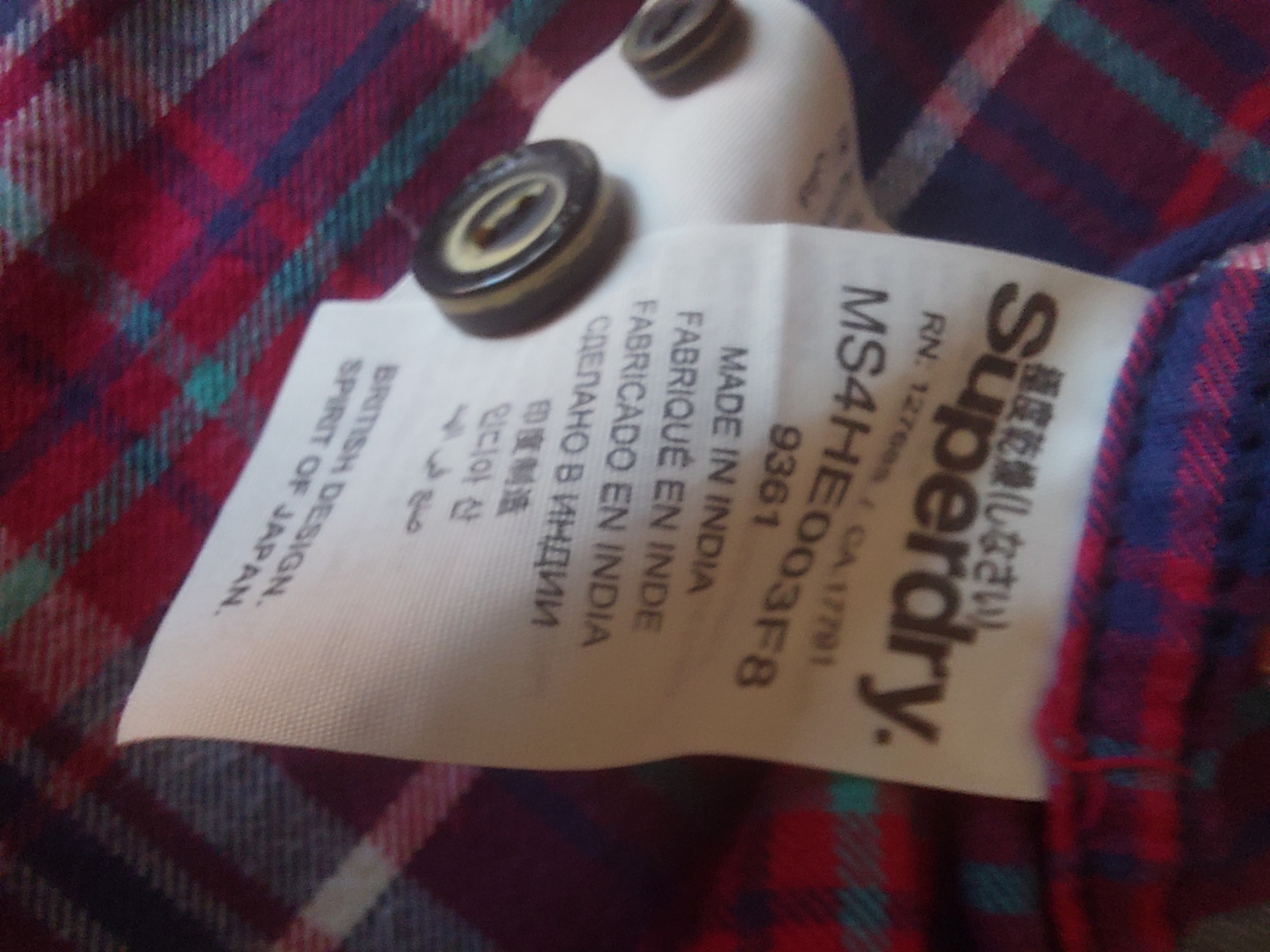 Superdry вещь (размеры A-F)