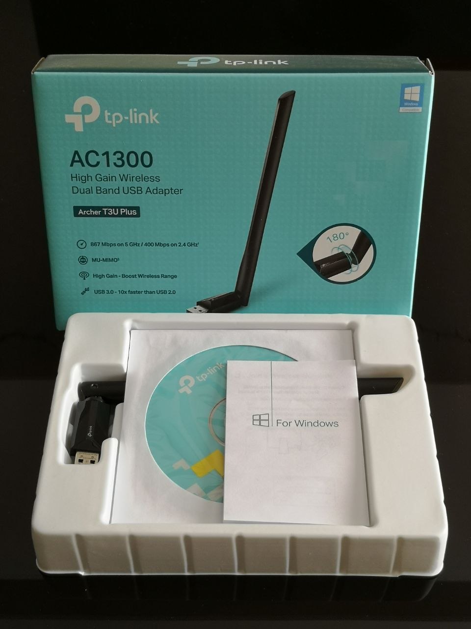Wi-Fi USB-адаптер TP-Link Archer T3U Plus (AC1300)