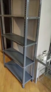 Металлический стеллаж для архивного хранения 200/90/30