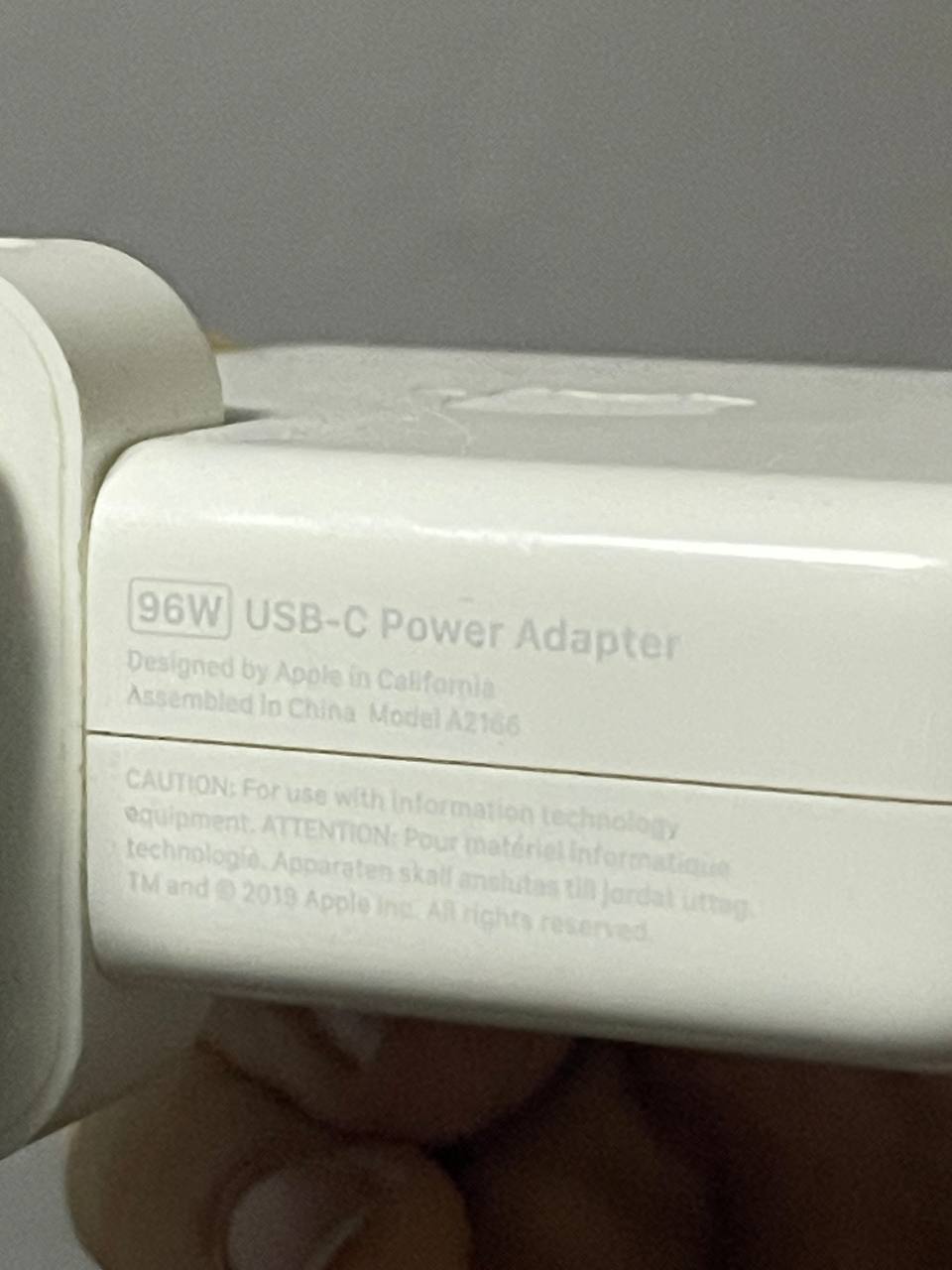 Оригинальный блок питания Apple 96W USB-C