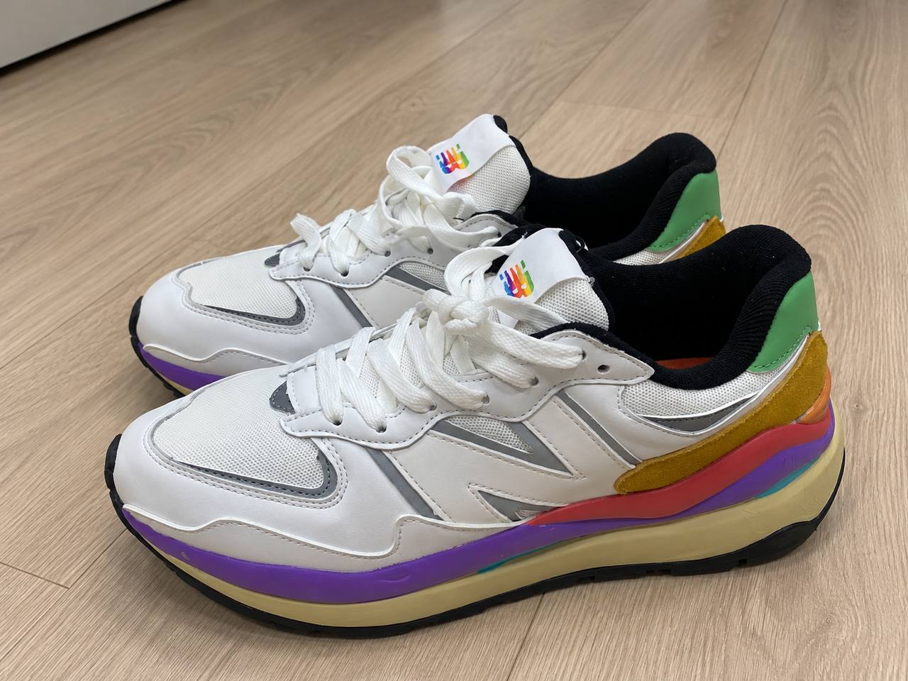 Кроссовки New Balance 57/40, разноцветные, размер 42