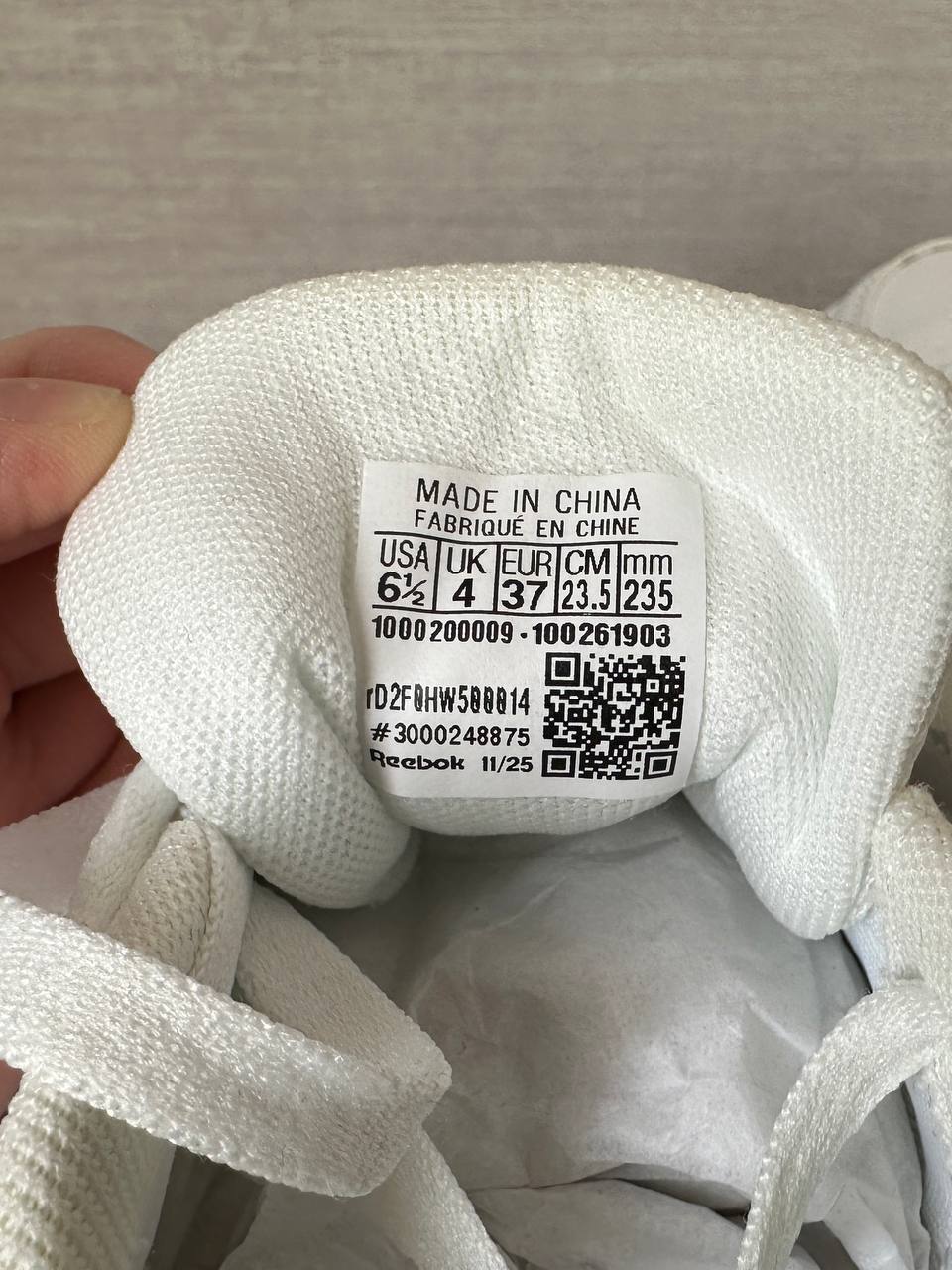 Кроссовки Reebok, размер EUR 37