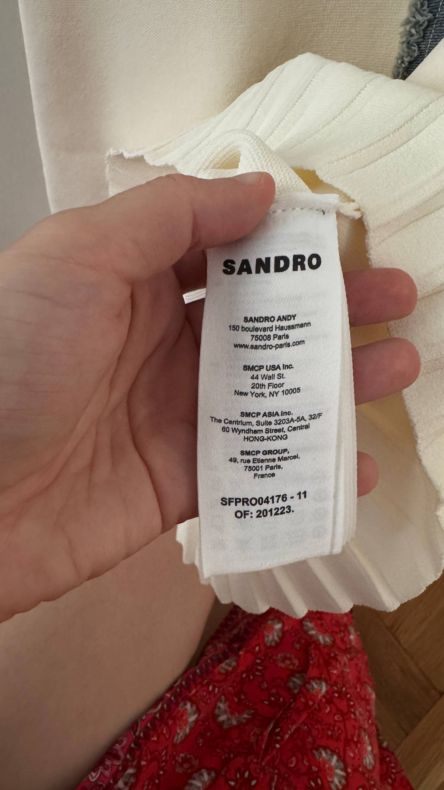 Платье SANDRO в стиле old money, XS-S