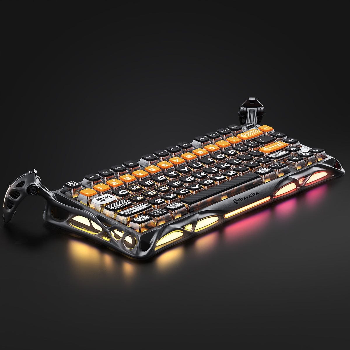 Механическая клавиатура GravaStar Mercury K1 Pro Cyberflare Edition