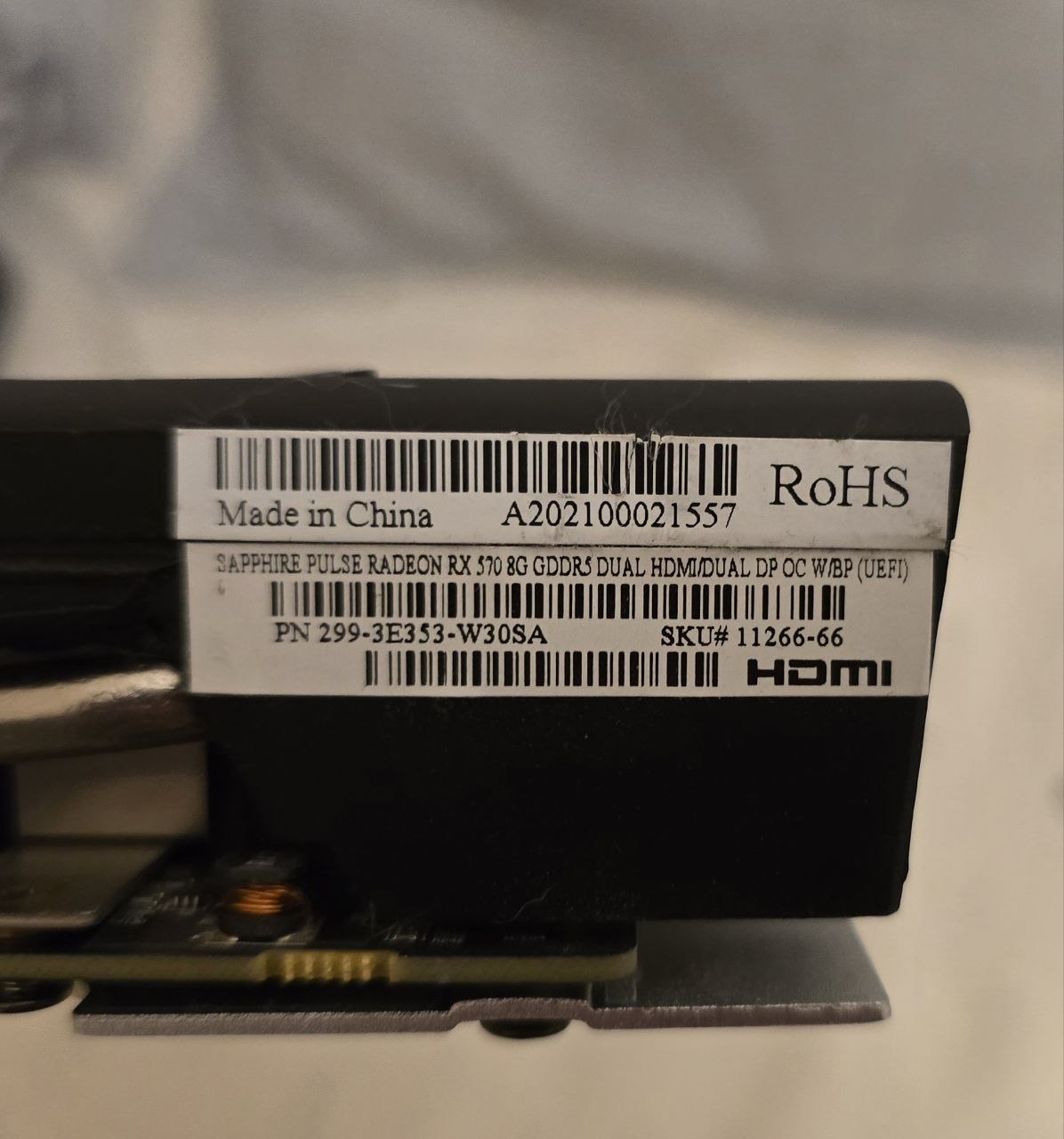 Видеокарта Sapphire Pulse Radeon RX 570 8GB GDDR5