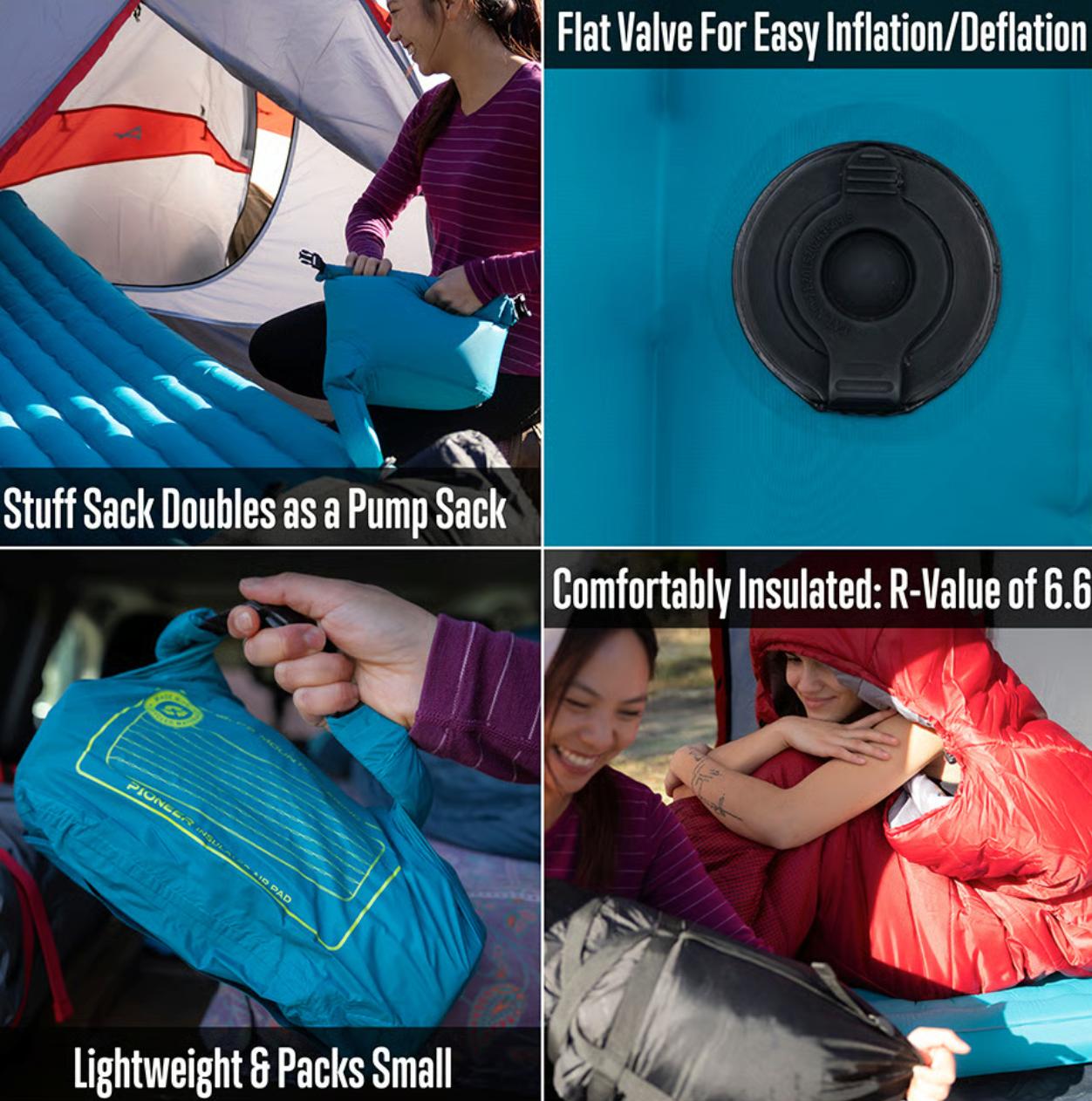 Надувные коврики ALPS Mountaineering Pioneer Insulated 2 шт