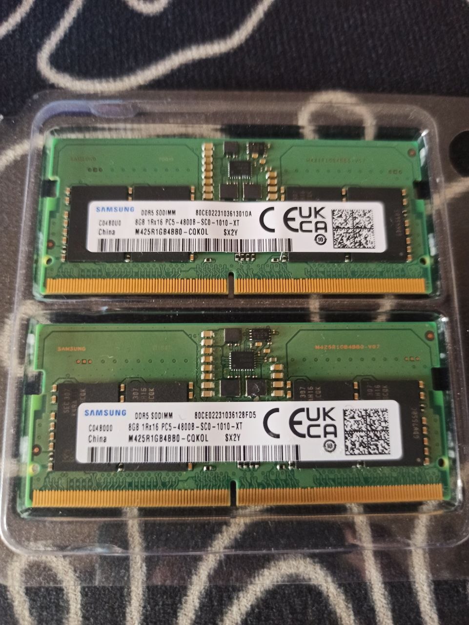 Оперативная память Samsung SODIMM DDR5 2x8 ГБ 4800 МГц