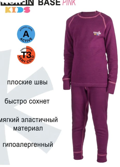 Детское термобелье Norfin Kids Base, размер 116/122