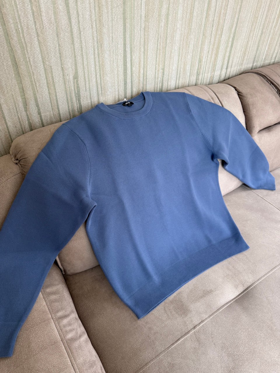 Мужской джемпер UNIQLO Washable Milano Ribbed Sweater