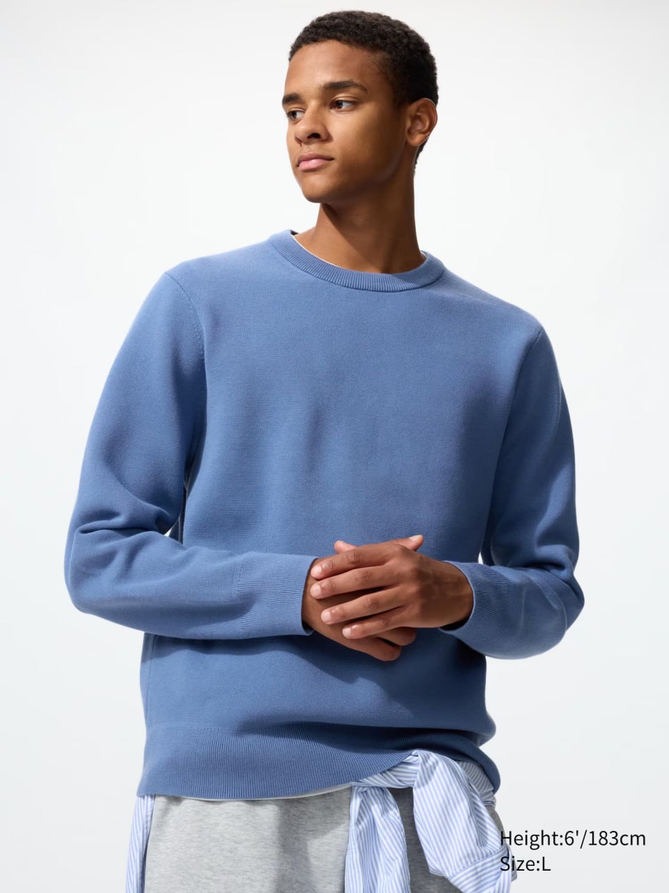 Мужской джемпер UNIQLO Washable Milano Ribbed Sweater