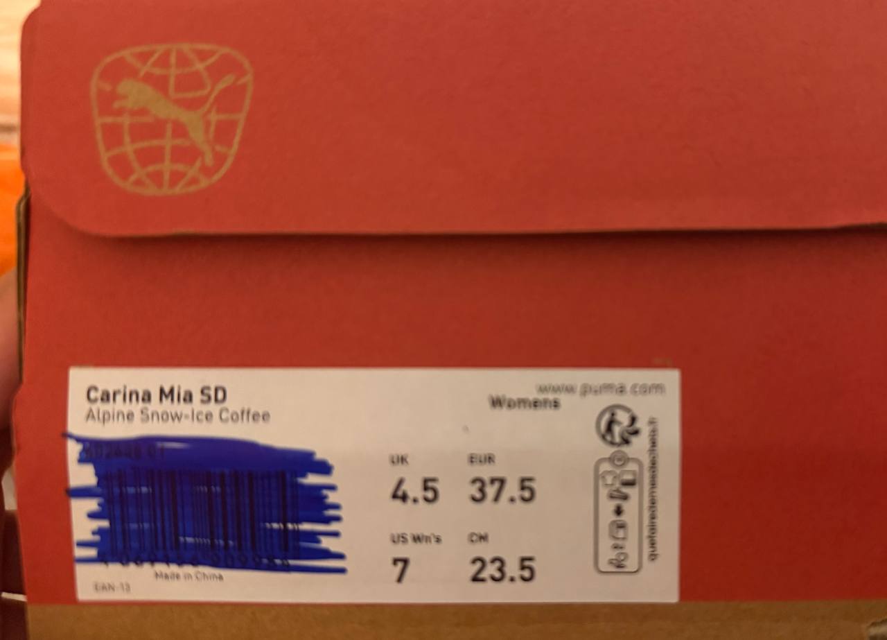 Puma Speedcat кроссовки женские 37.5