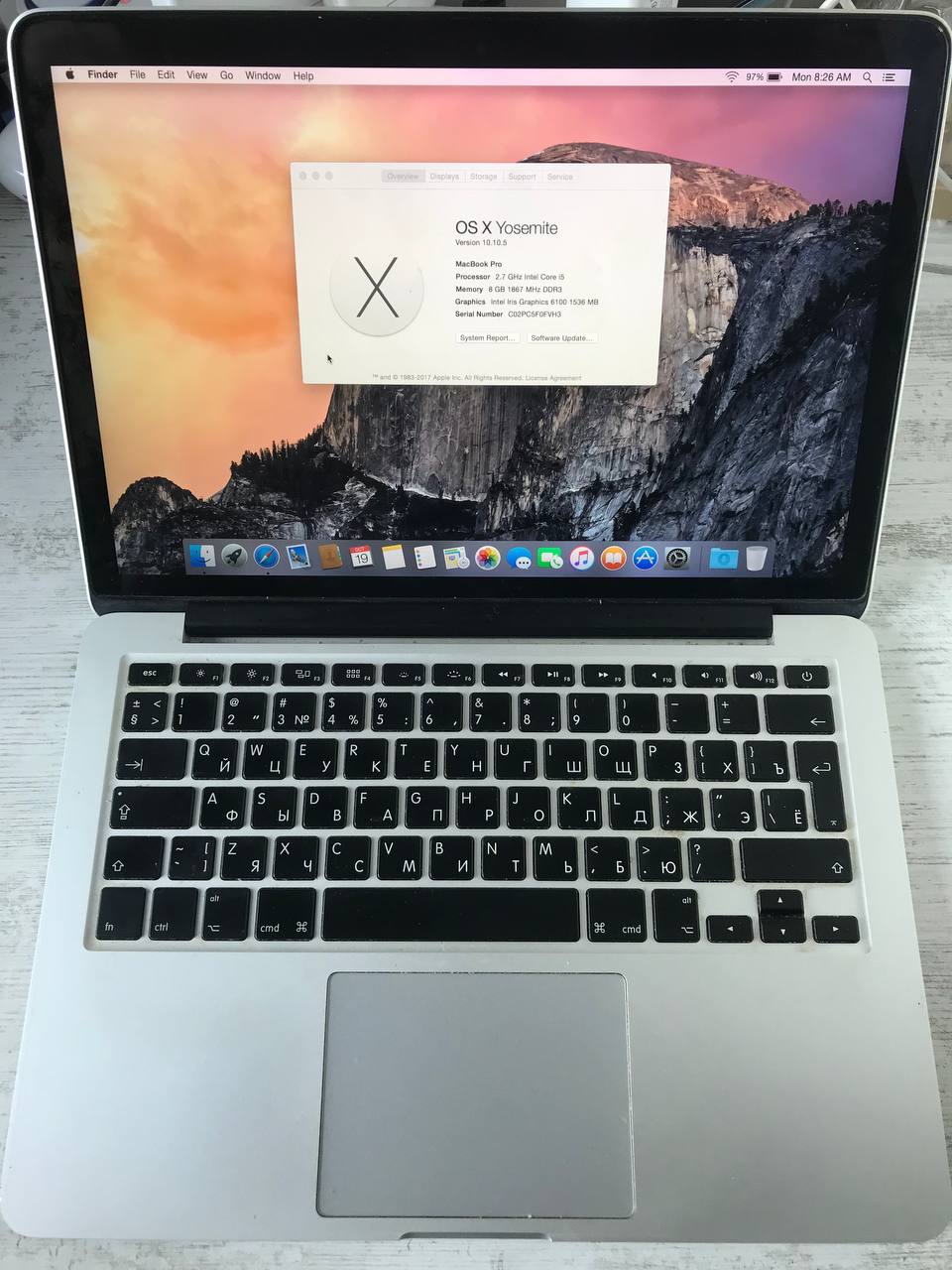 MacBook Pro Retina 13″ Early 2015